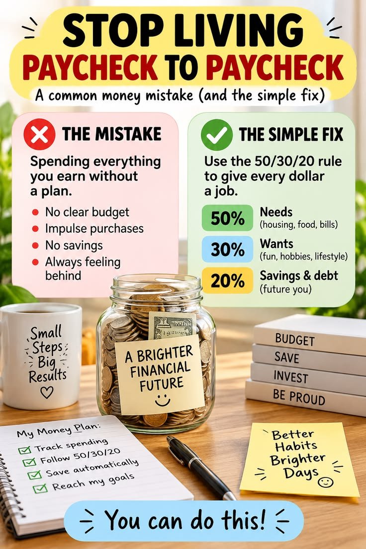 How Can You Stop Living Paycheck to Paycheck? 1 1000001181